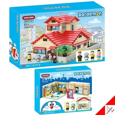 Oxford 2023 Doraemon Nobi Nobita HOUSE & ROOM Set Brick Block Assembly Figures - Image 1 of 4