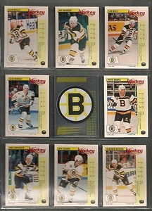 1992-93 Panini Hockey Stickers Boston Bruins Team Set (14) Ray Bourque etc. - Imagen 1 de 4