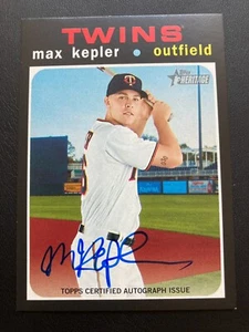 2020 Topps Heritage High Number Real One Autographs ROA-MK.1 Max Kepler - Bild 1 von 2