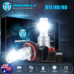 H11 LED Headlight Low Beam Light Bulbs for Ford Ranger PXII PX2 Wildtrak/XLT/FX4 - Picture 1 of 12