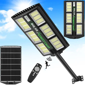 LED Solar Street Lamp 1600W Street Light with Remote Control Solar Light Light - Picture 1 of 12