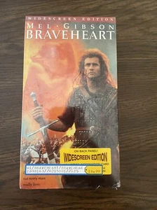 BRAVEHEART , Mel Gibson SEALED Double VHS Movie Tapes 1995 Widescreen ~ Rated R - Picture 1 of 4