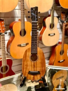 Kamehameha Ukulele KS-56 Soprano Pineapple All Solid Acacia Koa Gloss Hawaii - Picture 1 of 10