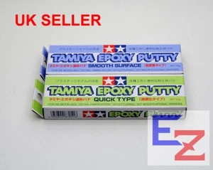 Tamiya Epoxy Putty Quick Type Smooth Surface Combo 25g 87051 87052 UK Seller - Picture 1 of 1