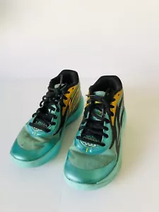 Puma Shoes Boys Size 4 LaMelo Ball MB.02 Honeycomb Aqua Black Basketball - Picture 1 of 6
