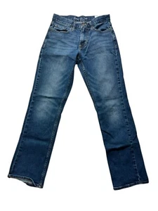 American Eagle Blue Denim Jean Men 28X30 Air Flex Plus Original Straight Stretch - Picture 1 of 4
