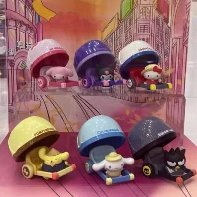 Sanrio рикша слепая коробка Hello Kitty моя мелодия корица фигурка игрушка подарок новый - Изображение 1 из 3