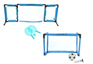 PrecisionPLAY 2in1 Set Combo - Calcio Goal & Tennis Net / Giochi da Giardino / Divertimento - Foto 1 di 4