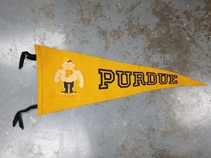 Vintage Purdue Boilermaker Pennant 12x29 - Picture 1 of 4