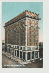 POSTCARD  OFFICE BUILDING LOUISVILLE KENTUCKY - 1908 - Picture 1 of 2