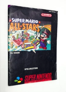 Super Mario All Stars Nintendo SNES Instruction Booklet Manual - Picture 1 of 4