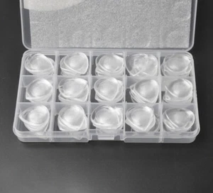 100pcs Alice 3mm Teardrop Clear Guitar Picks Plectrums For Electric Guitar Jazz - Picture 1 of 7