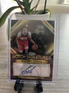 2025/26 Topps Notch Signatures - Kyshawn George Auto #TNS-KG Wizards - Picture 1 of 2