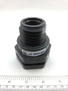 HAYWARD 3/4" Inch PVC Fitting, HOLE 1.63" to 1.66", 0128H - Picture 1 of 5