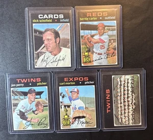 1971 Topps Baseball Lot of 5 ***VERY GOOD*** - Bild 1 von 11
