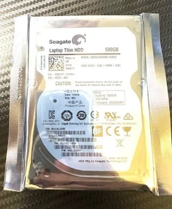 Seagate ST500LM021 7200RPM 500GB SATA 2.5 Thin Laptop Hard Drive Dell OEM - Picture 1 of 1