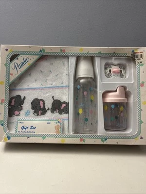 Juego de regalo vintage de los años 90 Panda Luv N Care Baby Meal Time-sin usar con caja Prange Way Foto 1 de 4