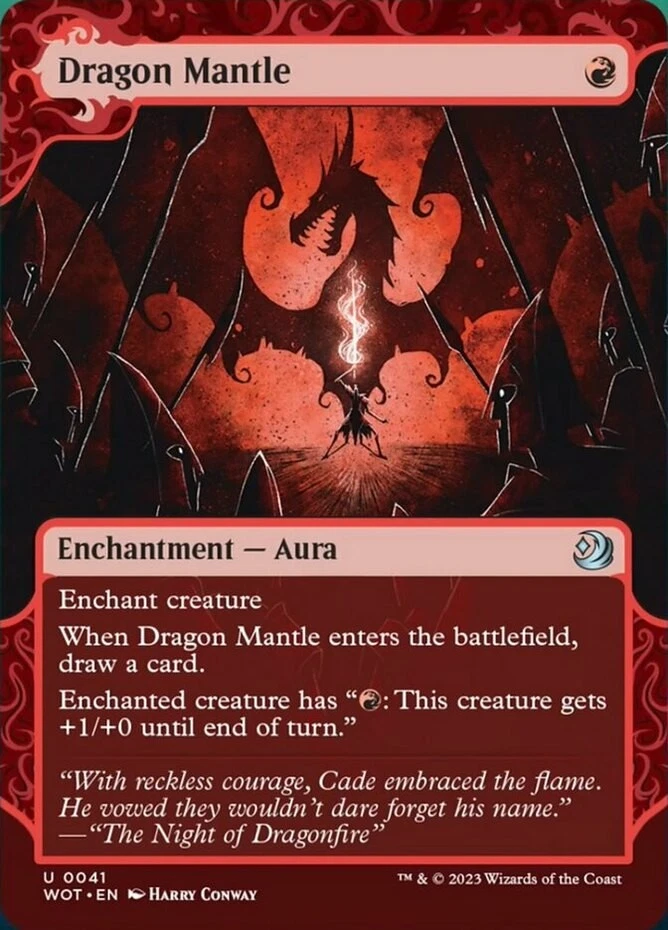 x1 Dragon Mantle - Wilds of Eldraine: Enchanting Tales - NM - MTG - Image 1 of 1