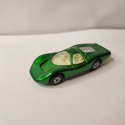 Vintage 1969 Matchbox Superfast Series No. 45 Ford Group 6 Green w/White Int. - Image 1 of 4