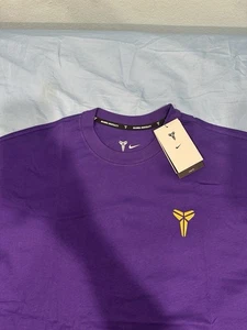 T-shirt Kobe Bryant Nike Mamba Mentality 2XL viola e gialla nuova con etichette vestibilità ampia - Foto 1 di 11