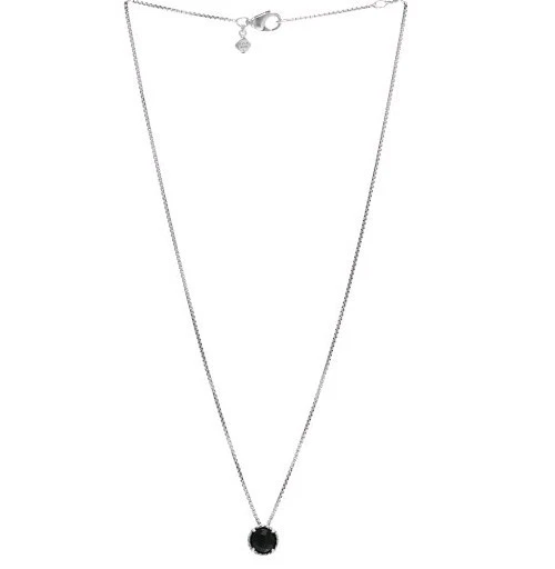 Collar Colgante Mujer David Yurman S/S Ónix Negro 8mm Pequeño Chatelaine Foto 1 de 3