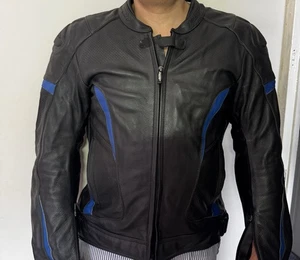 RST GT CE Leather Jacket - Black/ Blue - 42 - Picture 1 of 11