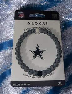LOKAI Dalla Cowboys NFL Team Logo Bracelet Size XL Mud Water New On Package - Picture 1 of 5