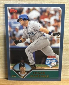 Tarjeta #120 2003 Topps Opening Day Edgar Martínez Seattle Mariners - Imagen 1 de 4