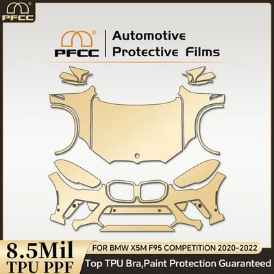 For BMW X5M F95 COMPETITION 2020-22 Full Front PreCut Paint Protection Film PPF - Image 1 of 4