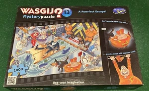 Wasgij Jigsaw Puzzle Mystery #13 ‘The Perfect Escape’ 1000 Pc Used Complete. - Picture 1 of 6