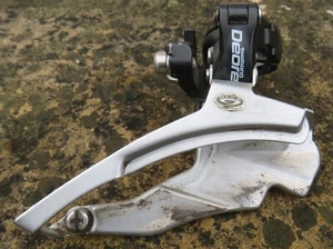 Shimano Deore FD-M511 Triple 9sp Front MTB Derailleur 34.9 Band & 31.8 adaptor - Picture 1 of 3