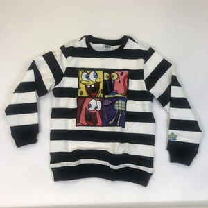Spongebob squarepants boys 100%AUTHENTIC pullover crewneck sweater size medium - Picture 1 of 4