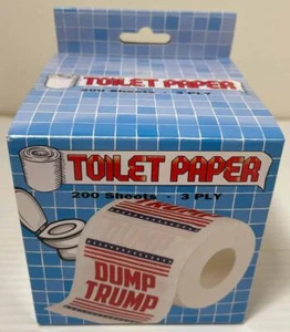DUMP TRUMP Toilet Paper #45 200 Sheets / 3-Ply - Picture 1 of 3