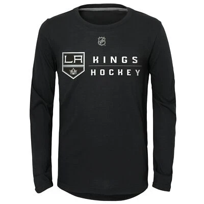 Camiseta Outerstuff NHL Youth (8-20) Los Angeles Kings Deliver A Hit L/S Ultra - Imagem 1 de 2