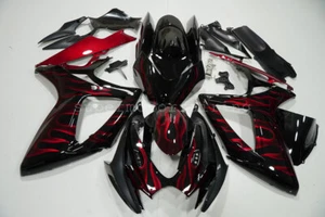 Kit de carenado por inyección rojo negro para Suzuki GSXR600 GSXR 750 2006 - Imagen 1 de 11