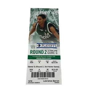 2006 NBA Playoff WCSF Gm 4 San Antonio Spurs Dallas Mavericks Ticket 5/15 HOFers - Picture 1 of 3