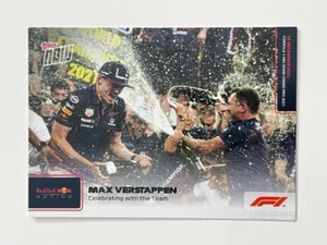 Topps Now Formula 1 F1 2021 Formel  083 Max Verstappen Celebrating with the Team - Picture 1 of 1