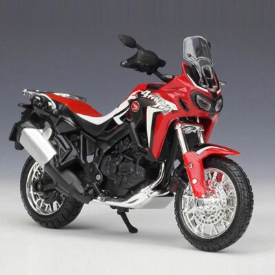 1:18 Honda Africa Twin DCT Motorrad Modell Druckguss Spielzeug Kinder Sammlung - Bild 1 von 4