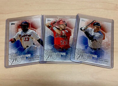 2018 Topps Update AN INTERNATIONAL AFFAIR Inserts - Complete Your Set! - Image 1 of 4