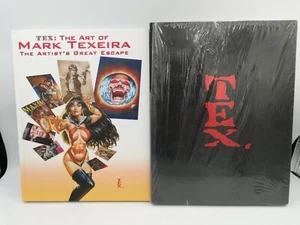 TEX: The Art Of Mark Texeira Firmado Deluxe Edición HC 2009 Limitado a 400 copias - Imagen 1 de 11