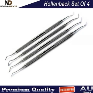 Dental Hollenback Carver Set Of 4 Amalgam Plugger Wax Modeling Restorative Tools - Picture 1 of 5
