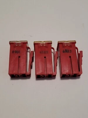 3 RED Nissan Stanza 300ZX Pathfinder FL45A 45A AMP Fuse Nissan fuses  - Image 1 of 4