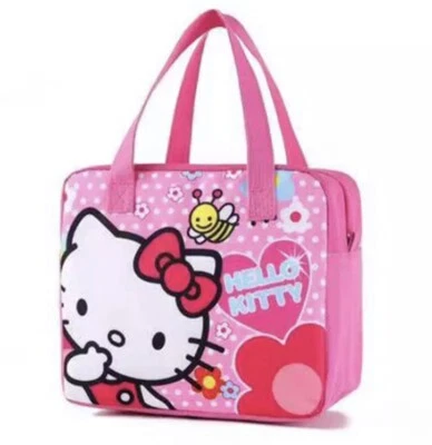 BOLSA DE ALMUERZO HELLO KITTY, IDEAL PARA ESCUELA, TRABAJO, PICNIC, PARQUE. ADOLESCENTES Y MAYORES. Foto 1 de 2