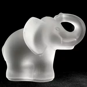 Pretty Antique Subject "ELEPHANT" Crystal Figure SÈVRES, Lalique/Daum/Baccarat... - Picture 1 of 13