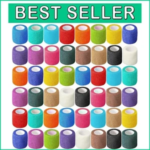 Durable 96 Pack Self-Adhesive Bandage Wraps - Perfect for Sports and Recovery - Picture 1 of 8