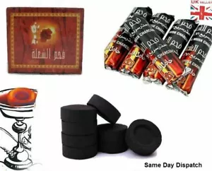 Pluma Shisha Pipe Hookah Carbón Discos Carbón Rodillo Tabletas Enrollador Instantáneo 100 Discos - Imagen 1 de 3