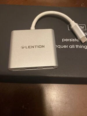 LENTION 3-IN-1 Multiport USB C Hub to HDMI USB 3.0 PD Adapter - Image 1 of 4