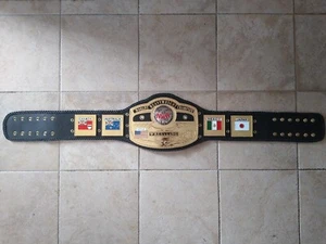 Cinturón de título mundial de peso pesado NWA DOME de 2 mm ¡con correa trenzada! - Imagen 1 de 10