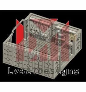 Standard corridor - pistons | Legion Space Hulk Imperial Assault - Picture 1 of 5