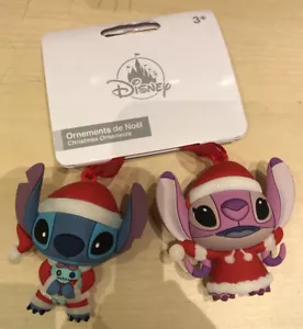 Ornements Noël Disneyland Paris DUO STITCH & ANGEL - Imagen 1 de 2